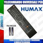 TELECOMANDO UNIVERSALE  HUMAX CLICCA IL TUO MODELLO LO RICEVERAI GIA PRONTO