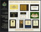 San Marino 2005 FOGLIETTO VINI ITALIANI MNH**