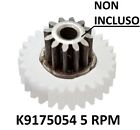 Ingranaggio in nylon per motoriduttore stufa a pellet Kenta K9175054 5 RPM