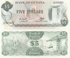 GUYANA BANCONOTA 5 DOLLARI 1992 F.D.S.