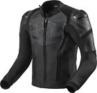 Giacca moto Invernale Pelle Revit Hyperspeed Air Black Grey Jacket TAGLIA 54