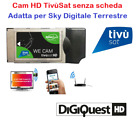 CAM HD TIVU SAT MODULO DECODER E TV TIVU SAT HD CERTIFICATA ULTIMI PEZZI