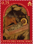 2011 Vaticano Natale - adesivo da libretto MNH