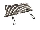 GRIGLIA SCOLAGRASSI ACCIAIO INOX GRATICOLA INOX BARBECUE 70x35cm TIPO PESANTE