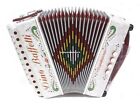 Dino Baffetti organetto diatonico sol ART.41 White