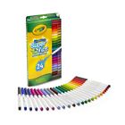 CRAYOLA Super Tips Pennarelli Lavabili Punta Media 24 Pezzi 7551