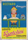 LIEVITO BERTOLINI POSTER PUBBLICITÀ VINTAGE ANNI  50 dimensioni 70 x 50 cm