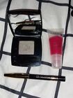 Lancome makeup bundle. single eyeshadow, mini lipgloss, mini eyeliner