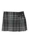 BURBERRY Mini gonna kilt in lana check