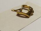 FIBBIA BUCKLE OMEGA  18MM VINTAGE DORATA PLACCATA PARI AL NUOVO GOLD