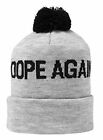 Dope Couture Contro Everyone Top Pom Piegato Sopra Knit Berretto Invernale Sci