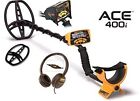 CERCAMETALLI GARRETT ACE400i METAL DETECTOR 10KHZ+CUFFIE COPRIPIASTRA COPRIDISP.