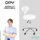 Opy sgabello ergonomico regolabile con schienale estetica medico Spa podologo