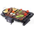 Barbecue Elettrico BBQ da Tavolo Bistecchiera Elettrica 2200W Griglia in Acciaio