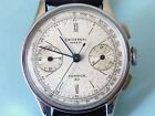 UNIVERSAL GENEVE COMPUR 30 ORIGINAL VINTAGE CHRONOGRAPH CAL386  40s ORIGINAL BOX