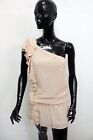 Elisabetta Franchi Vestito Donna Taglia 40 Abito Logo Dress Woman Tubino Rosa