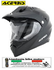 CASCO ACERBIS FLIP FS-606 ATV CROSS STRADALE ENDURO INTERNO LAVABILE NERO OPACO