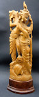 STATUA / SCULTURA IN LEGNO - DIVINITA  INDIANE / INDIA - ALTEZZA 30 Cm