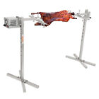 VEVOR Girarrosto Spiedo BBQ 42W Capienza Max. 41kg Altezza Regolabile 40,5-79 cm