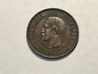 Monnaie France 10 Centimes Napoléon III 1853 A TB Bronze (153-47/P8)