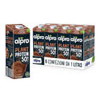 ALPRO PROTEIN 50g, Bevanda alla SOIA al gusto CIOCCOLATO, 100% vegetale con vita