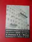 MILANO PONTEGGI SOSPESI DI SICUREZZA A. FONTANA NON VIAGGIATA