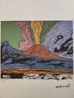 Andy Warhol Signed - Mount Vesuvius - Certificate Leo Castelli