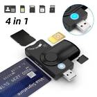 USB Smart Card Reader Chipkartenleser SIM Kartenleser Personalausweis Lesegerät