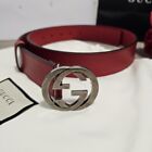 Cintura GUCCI BELT BUCKLE INTERLOCKING gg