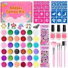 Chennyfun Kit di Tatuaggi Glitterati Kit Tattoo Temporanei per Bambini- 36 Co