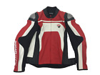 GIUBBOTTO DUCATI DAINESE C4 UOMO GIACCA PELLE TG 52 CD 981045352 NUOVO ORIG