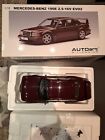 1:18 AUTOART Mercedes Benz MB 190 E 2.5 16v Evo 2 Barolorot  Rosso Barolo MIB