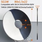 SILCA DUO OPERA TARGA TECHNICA Fastbit II Omnia Cutter 80x1.5x22 Replacement