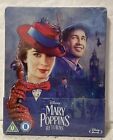 Mary Poppins Returns - Exclusive Limited Edition SteelBook blu- ray New & Sealed