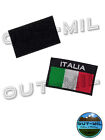 Patch Toppa militare bandiera Italiana rettangolare con scritta Italia