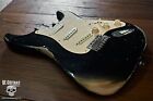 Stratocaster Body Black Relic Ash