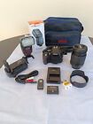 Nikon D5200 APS-C 24MP + OBIETTIVO + FLASH + ACCESSORI