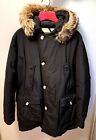 WOOLRICH Arctic Parka, colore nero, da uomo, taglia XL, indossato 4 volte