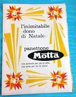 PUBBLICITA  PANETTONE MOTTA Inimitabile dono di Natale RITAGLIO da rivista 1961