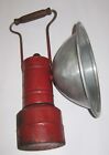 LAMPADA A CARBURO ROSSA Anni 40