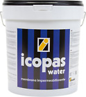 Icopas Water - Guaina Liquida Impermeabilizzante Elastobituminosa, 1Kg