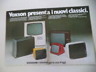 advertising Pubblicità 1970 TELEVISORE VOXSON 2404/1202/2406/6704/1102