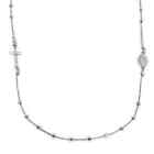 Collana Rosario Girocollo Unisex  in Argento Sterling 925