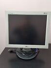 PC MONITOR SCHERMO LCD DA 17" POLLICI (DELL,HP)VGA DVI DISPLAY DESKTOP 19