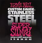 Ernie Ball Super Slinky Cordes filées en acier inoxydable pour guitare électr...