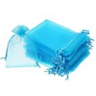 50 Pieces 4 by 6 Inch Organza Gift Bags Drawstring Jewelry Pouches Wedding1373