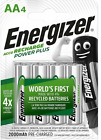 4 batterie Stilo AA ENERGIZER ricaricabili 2000mAh