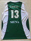 Maglia Canotta Basket Josh Owens #13 Montepaschi Siena A1 Match Worn FIBA Jersey