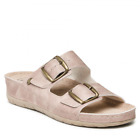 Scholl Aberdeen Nabuck beige ciabatte donna