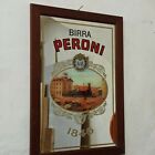 Specchio pubblicitario Birra Peroni anni 70 Vintage per collezionisti.